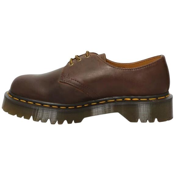 Dr. Martens Womens 1461 Bex Oxford Shoes EU 43 US 11 Dark Brown Leather NIB - Picture 2 of 12